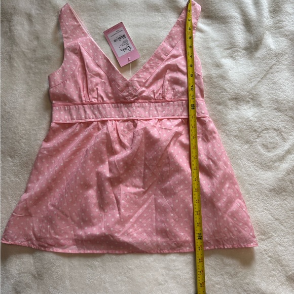 Lilly Pulitzer White Label - Jesse Top - Iced Pink - polka dots - Picture 6 of 7